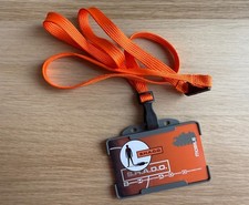 Listing image for UFO SHADO ID Badge with holder and lanyard, novelty, Personalised