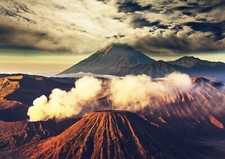 Listing image for Cool Mount Bromo Volcano Poster Size A4 / A3 Indonesia Nature Poster Gift #8916