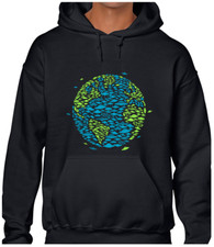 Listing image for ALIEN INVASION HOODY HOODIE COOL UFO ALIENS SPACE ASTRONAUT RETRO COOL DESIGN