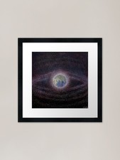 Listing image for Orbital Debris - Space Debris Paint Framed Wall Art Poster Canvas Print Picture