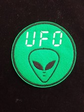 Listing image for UFO Embroidered Patch Badge Iron on or Sew on.