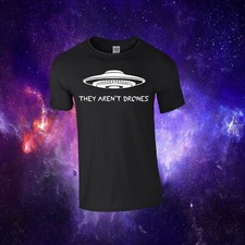Listing image for They Aren't Drones Funny UFO UAP Alien Gift Kids/Adults Top T-shirt